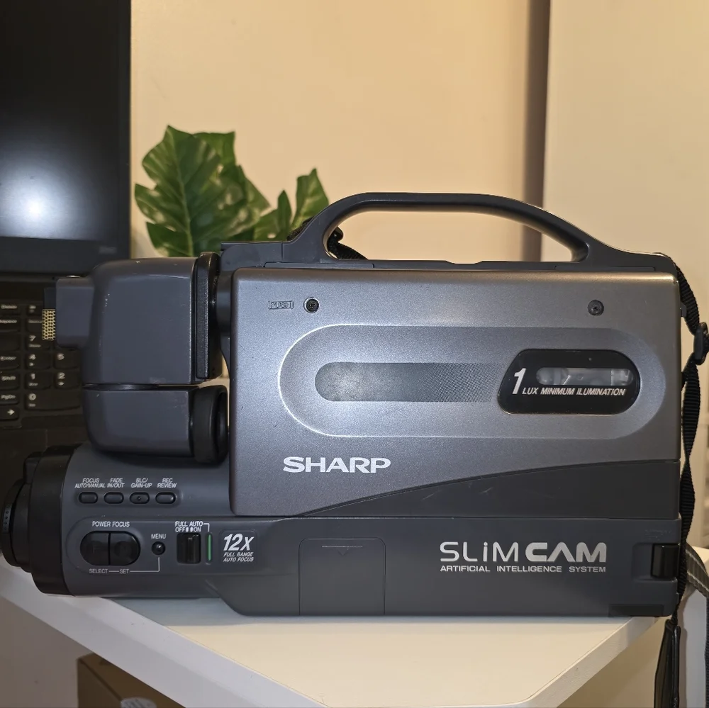 Vintage Sharp VHS Camcorder - AS IS/Untested - No Battery or Charger